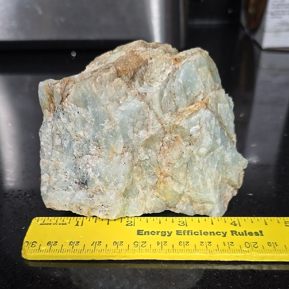 Natural Aquamarine Stone Home Accent